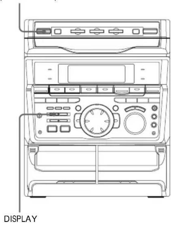 SONY MHCGRX50 - Utilisation de l'affichage - 1