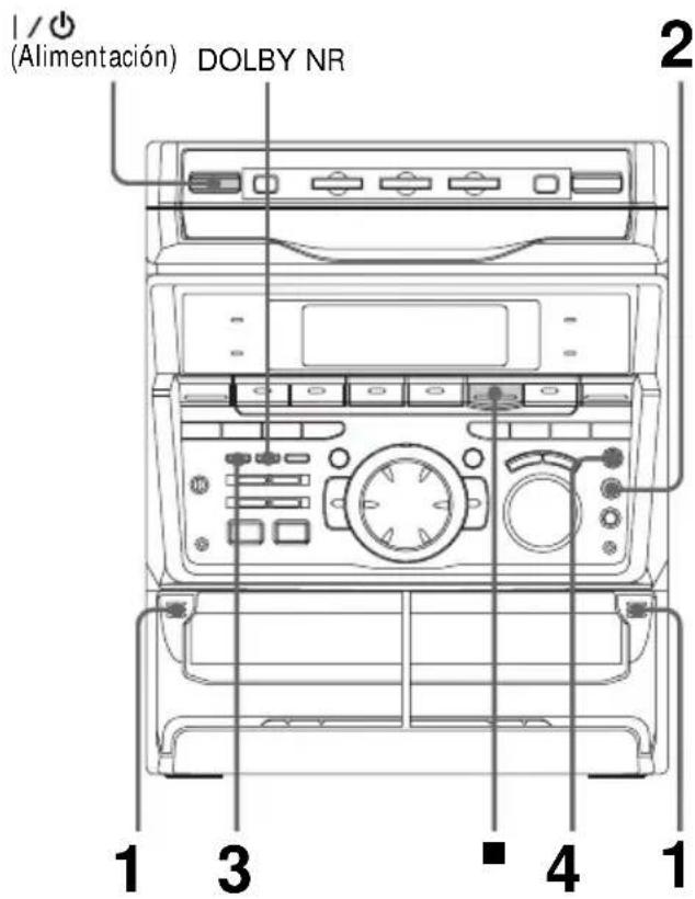 SONY MHCGRX50 - Grabación de una cinta - 1