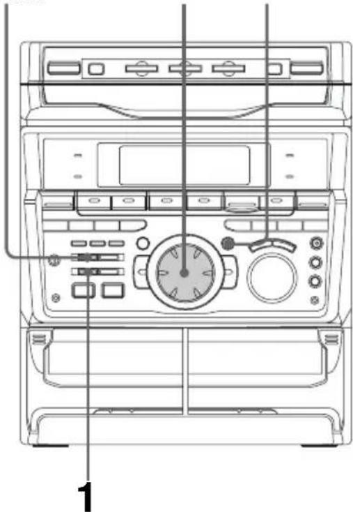 SONY MHCGRX50 - Paso 2: Ajuste del reloj - 1