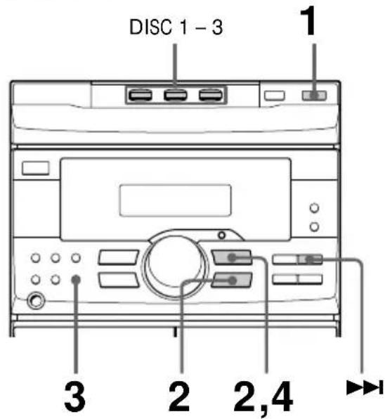 SONY MHCGRX2 - Lecture des plages d'un CD dans un ordre aléatoire - 1