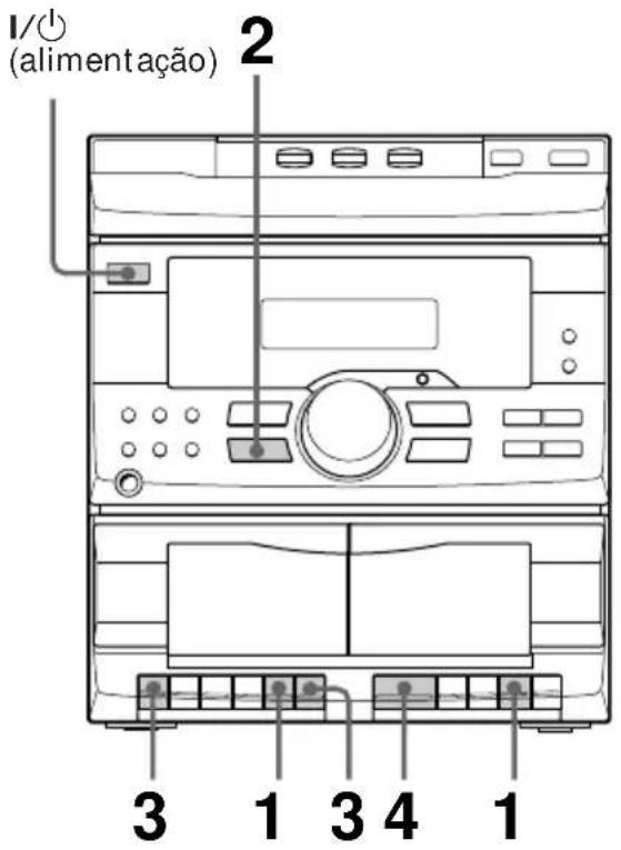 SONY MHCGRX2 - Gravação a partir de uma cassette - 1