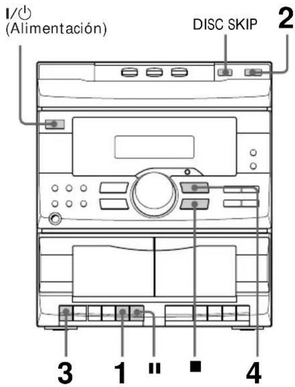 SONY MHCGRX2 - Grabación de un CD - 1
