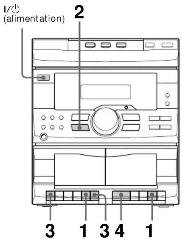 SONY MHCGRX2 - Enregistrement depuis une cassette - 1
