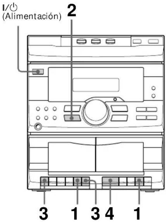SONY MHCGRX2 - Grabación de una cinta - 1