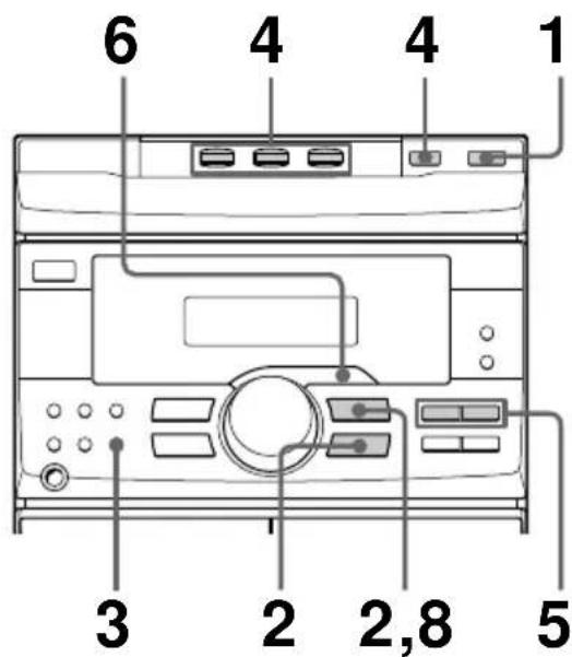 SONY MHCGRX2 - Reproduccion programada - 1