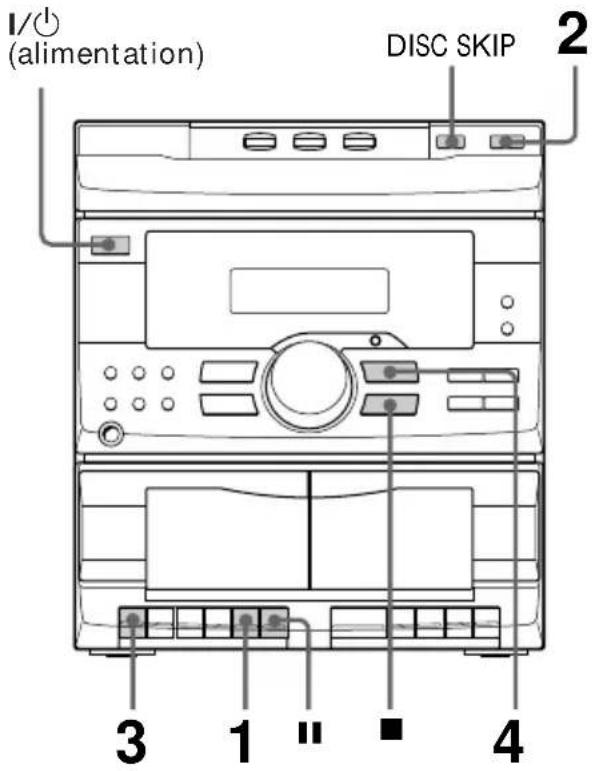 SONY MHCGRX2 - Enregistrement d'un CD - 1