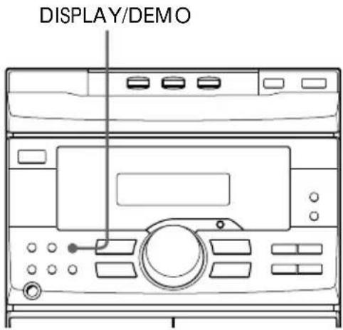 SONY MHCGRX2 - Utilização do visor do CD - 1
