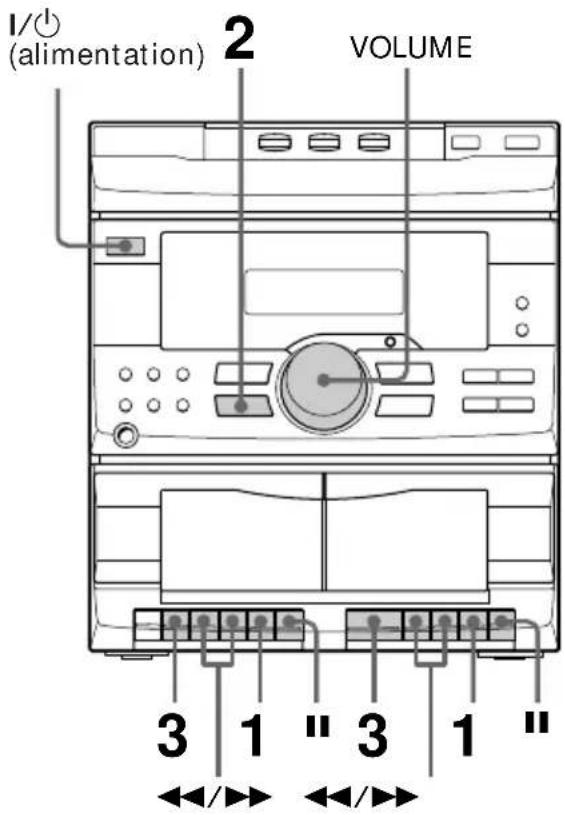 SONY MHCGRX2 - Lecture d'une cassette - 1
