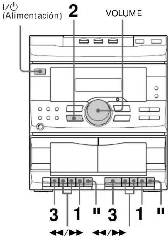 SONY MHCGRX2 - Reproduccion de una cinta - 1