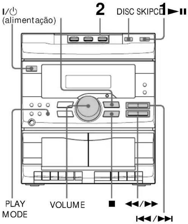 SONY MHCGRX2 - Leitura de um CD - 1
