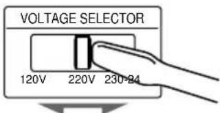 SONY MHCDP700 - For models with a voltage selector, set VOLTAGE SELECTOR to the position of your local power line voltage. - 1