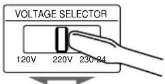 SONY MHCDP700 - Para los modelos con selector de tensión, ponga VOLTAGE SELECTOR en la posición correspondiente a la tensión de la red local. - 1