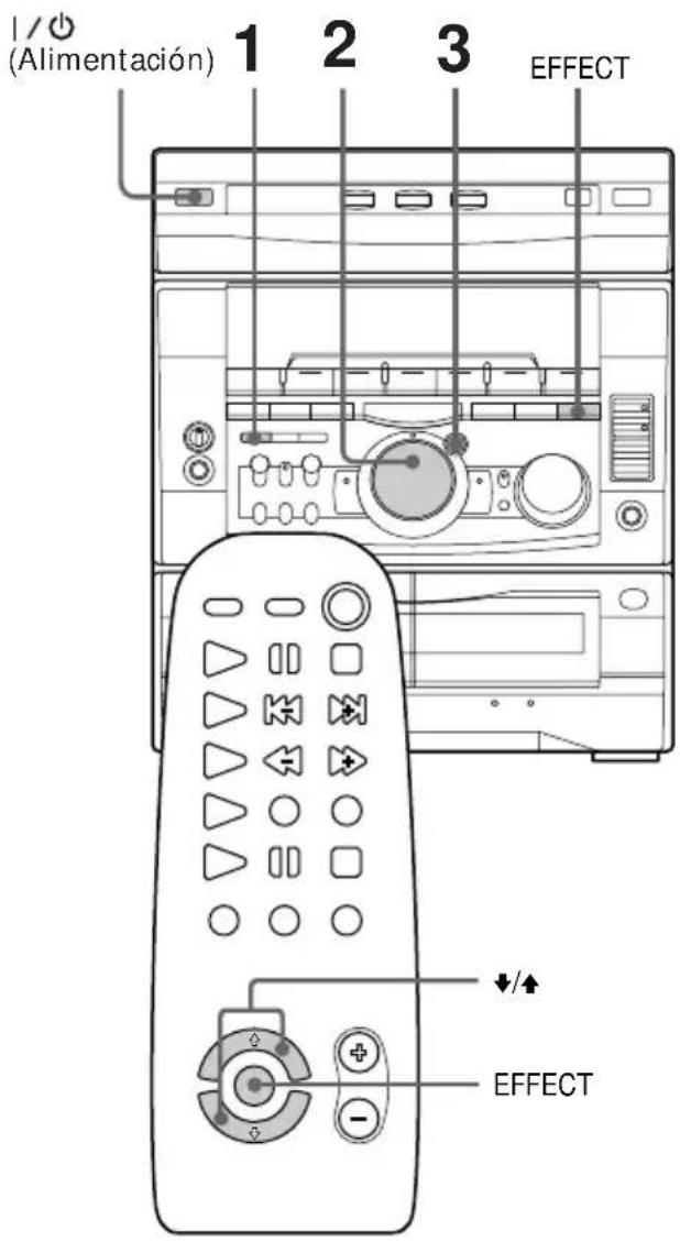 SONY MHCGRX9000 - Selección del énfasis del sonido - 1