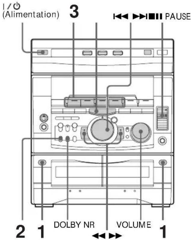 SONY MHCGRX9000 - Lecture d'une cassette - 1