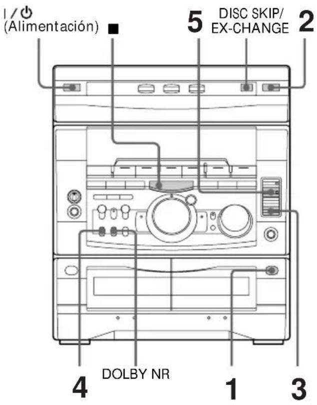 SONY MHCGRX9000 - Grabación de un disco compacto - 1