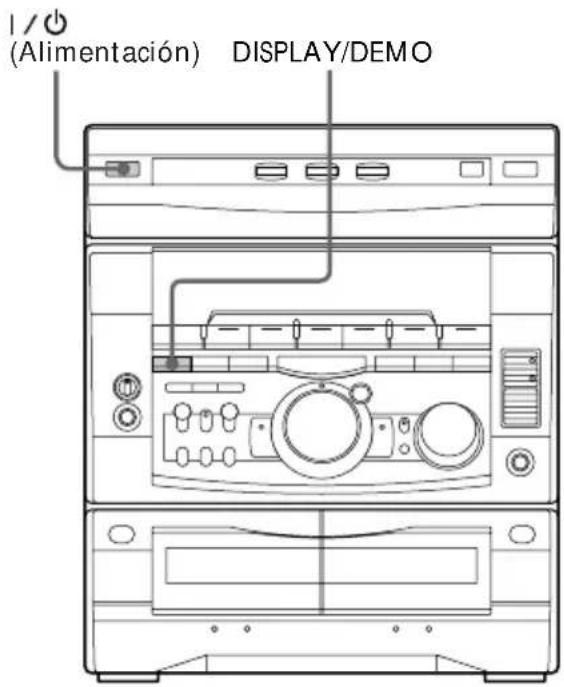 SONY MHCGRX9000 - Utilización del visualizador del reproductor de discos compactos - 1