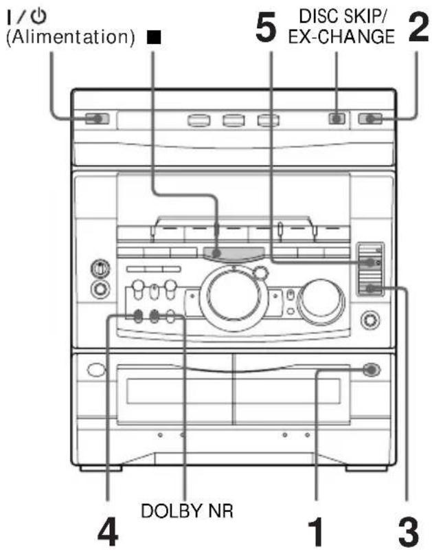 SONY MHCGRX9000 - — Enregistrement synchronisé de CD - 1