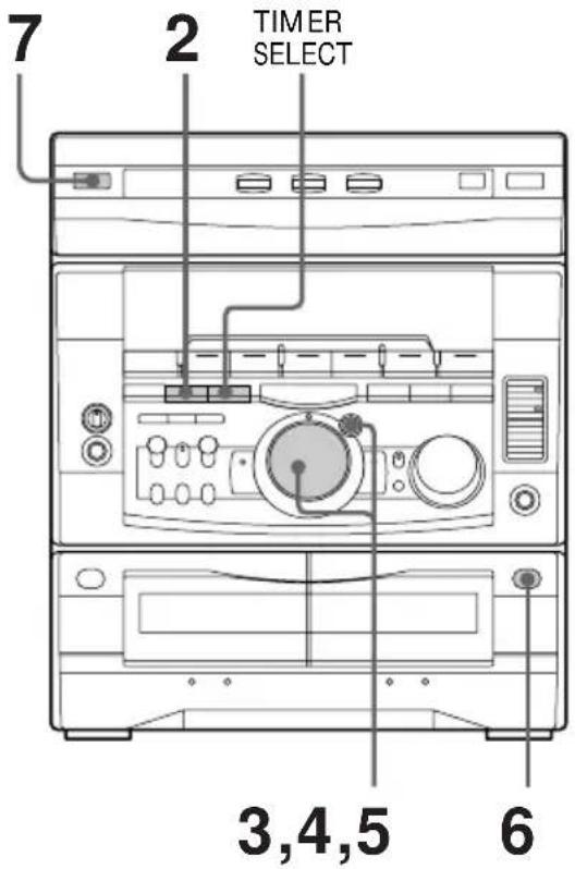 SONY MHCGRX9000 - Grabación de programas radiofónicos con el temporizador - 1