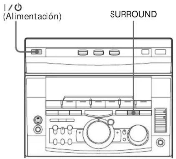 SONY MHCGRX9000 - Selección del efecto perimétrico - 1