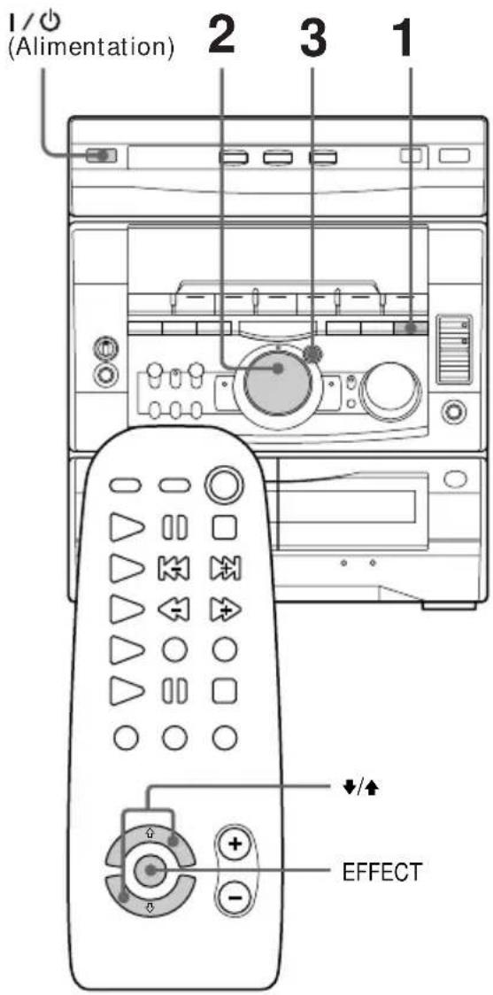SONY MHCGRX9000 - Sélection de l'accentuation audio - 2