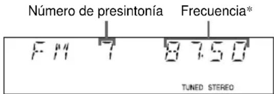 SONY MHCRG4SR - — Sintonización de presintonías - 1