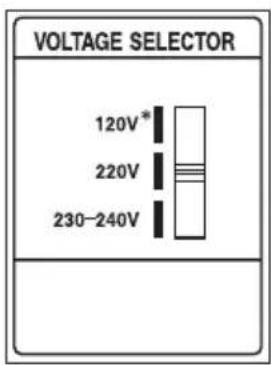 SONY MHCGX750 - Para los modelos con selector de tensión, ponga VOLTAGE SELECTOR en la posición que corresponda con la tensión de la red local. - 1