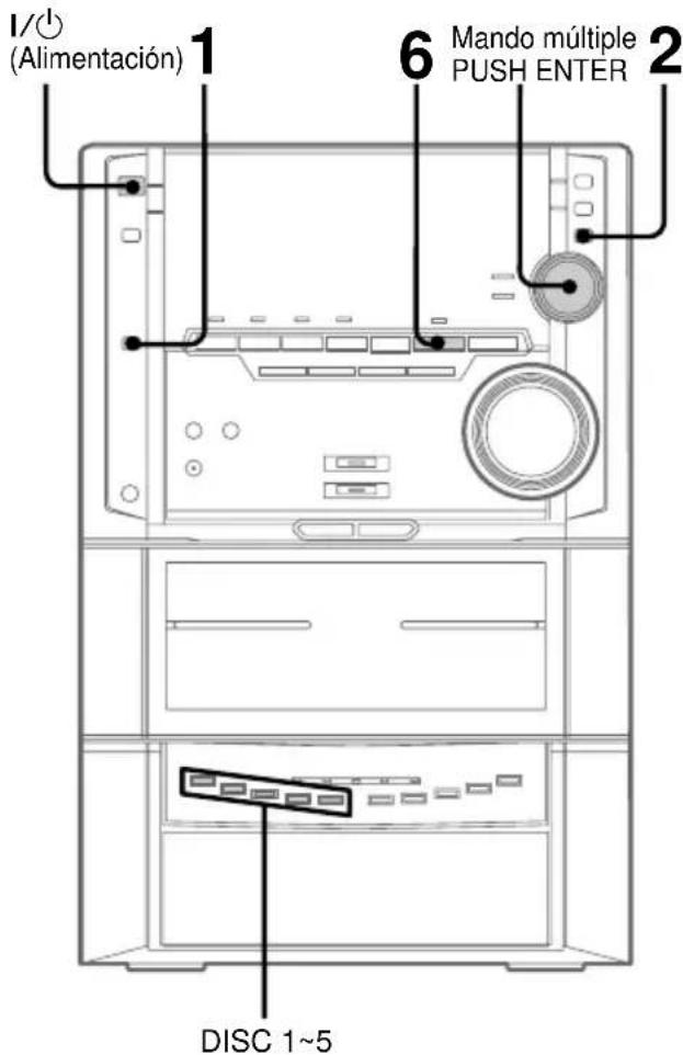 SONY MHCZX10 - Reproducción de canciones de discos compactos en orden arbitrario - 1