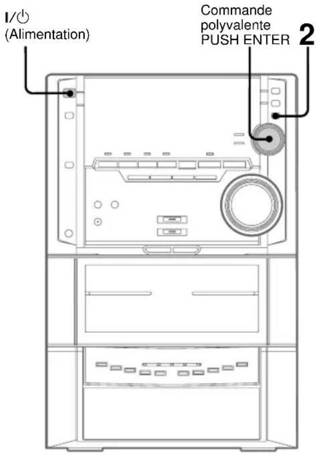 SONY MHCZX10 - Contrôle de l'égaliseur graphique - 1