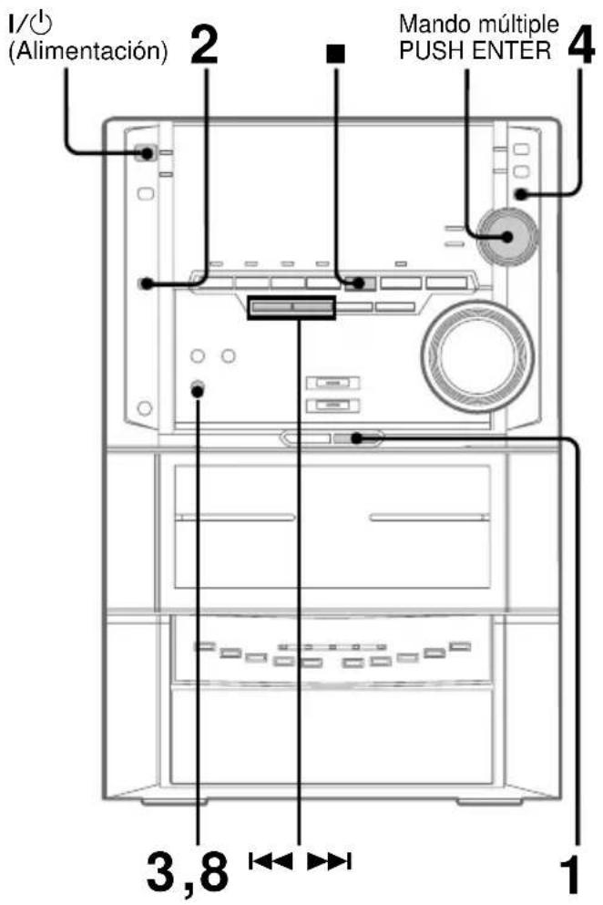 SONY MHCZX10 - Grabación manual de una cinta - 1