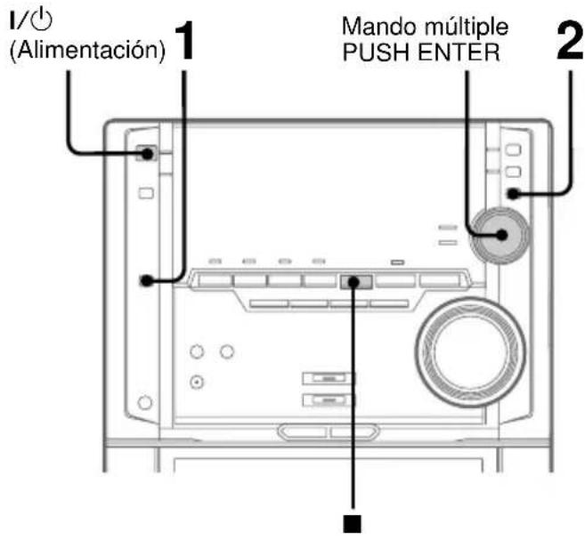 SONY MHCZX10 - Localización de una emisora por el tipo de programa (PTY) - 1