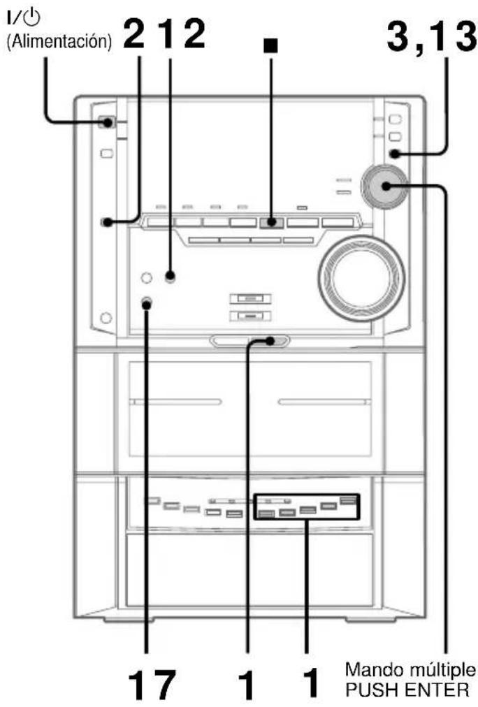 SONY MHCZX10 - Grabación de discos compactos especificando el orden de las canciones - 1