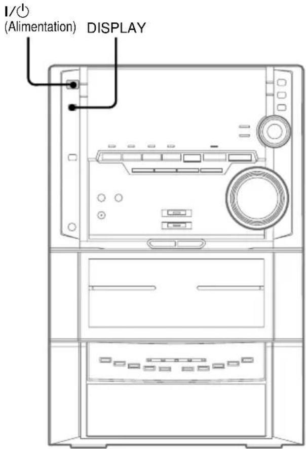 SONY MHCZX10 - Utilisation de l'affichage - 1