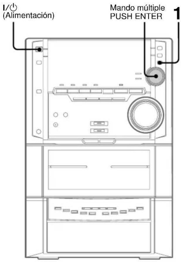 SONY MHCZX10 - Cambio de la visualización del analizador de espectro - 1
