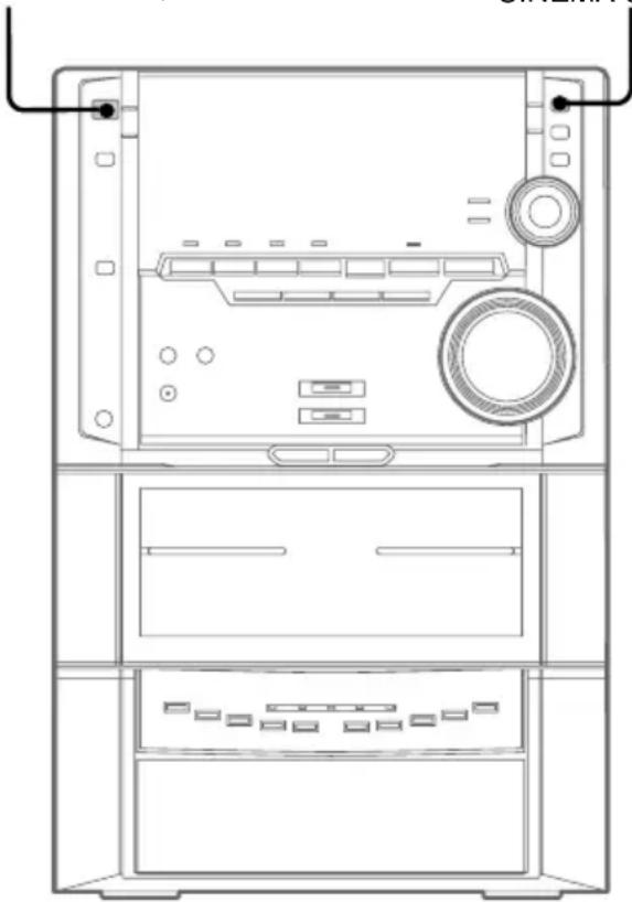 SONY MHCZX10 - Sélection de l'effet surround - 1