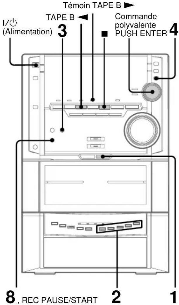 SONY MHCZX10 - — Enregistrement synchronisé de CD - 1