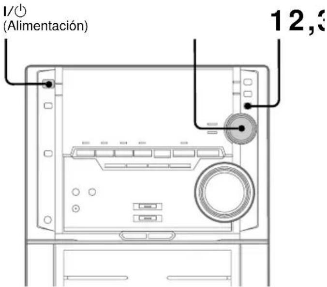 SONY MHCZX10 - Paso 2: Ajuste del reloj - 1