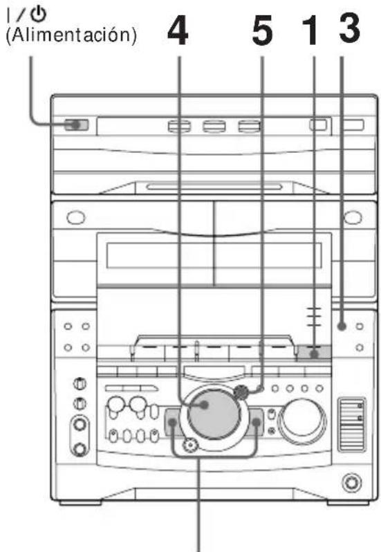SONY MHCV818 - Paso 3: Memorización de emisoras - 1