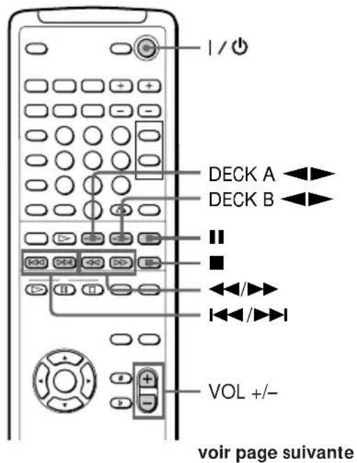 SONY MHCV818 - Lecture d'une cassette - 2