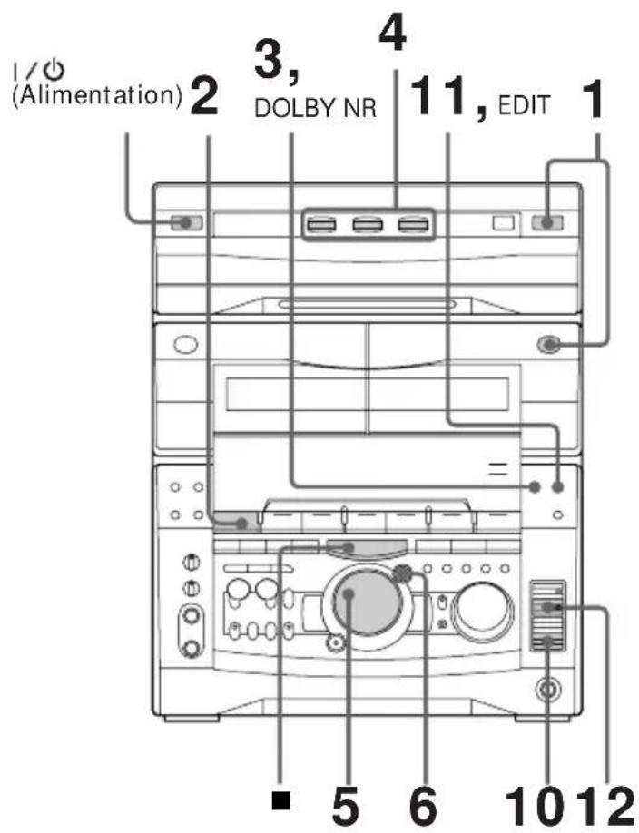 SONY MHCV818 - Enregistrement d'un CD en spécifique l'ordre des plages - 1