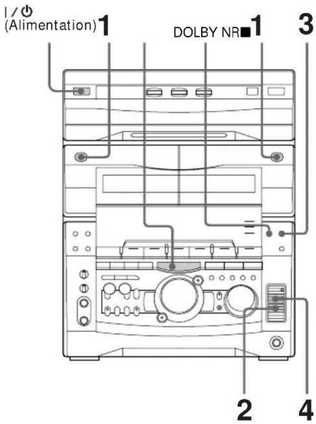 SONY MHCV818 - Enregistrement à partir d'une cassette - 1