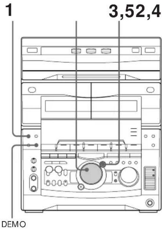 SONY MHCV818 - Etape 2: Réglage de l'heure - 1