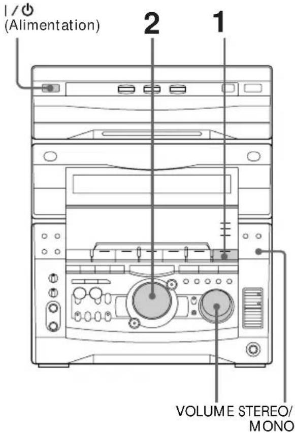 SONY MHCV818 - — Accord d'une station préreglee - 1