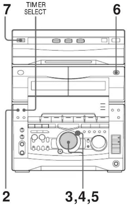 SONY MHCV818 - Enregistrementprogramme de la radio - 1