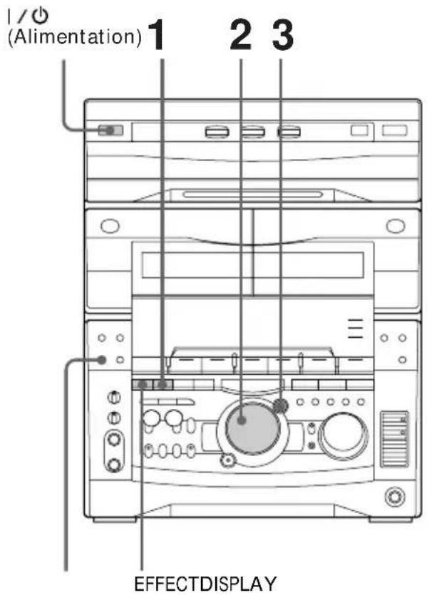 SONY MHCV818 - Selection de l'accentuation audio - 1