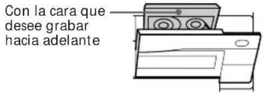 SONY MHCV818 - Presione e inserte un cassette en blanco en el deck B. - 1