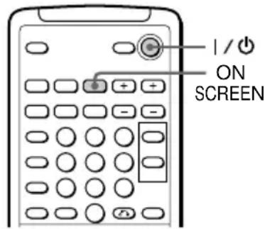 SONY MHCV818 - Utilisation des écrons de menu - 1