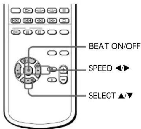 SONY MHCV818 - Utilización de las functions de compás - 2