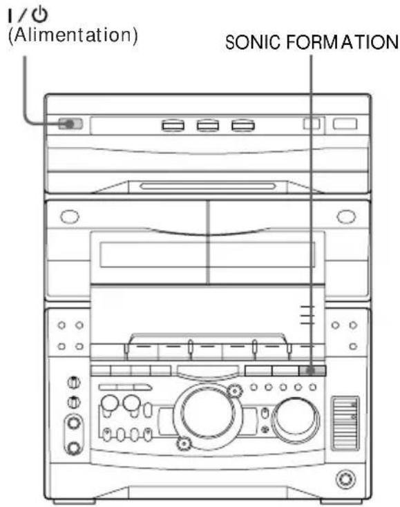 SONY MHCV818 - Changement de la configuration acoustique - 1