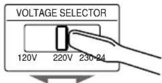 SONY MHCDP1000D - Para los modelos con selector de tension,pongavOLTAGESELECTOR en la posicion correspondiente a la tension de la red local. - 1