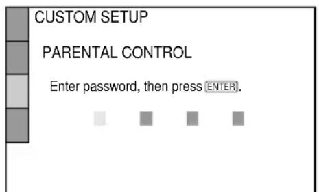 SONY MHCDP1000D - Cuando ya haya registrado una contraseña - 1